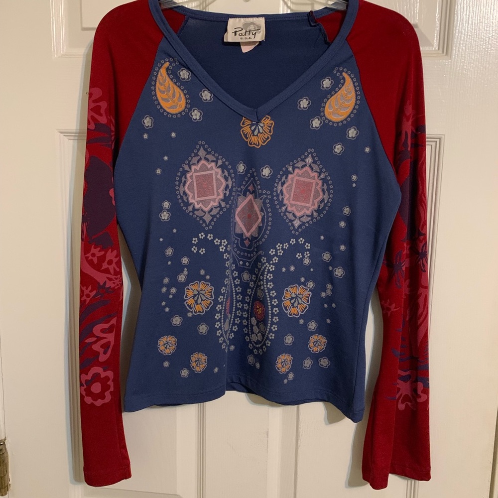 PATTY Long Sleeve Shirt size Large